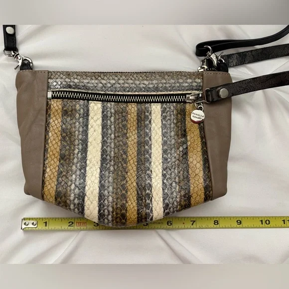Daniella Lehavi (Made in Israel) Snakeskin Crossbody Bag, VGUC. - Picture 12 of 15